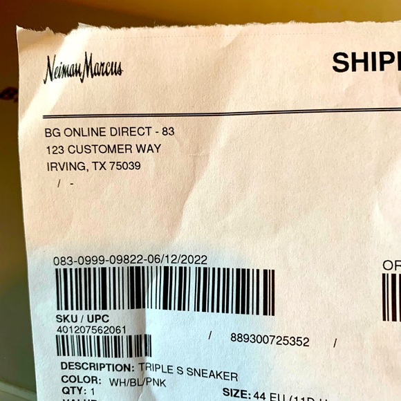 Balenciaga Triple S Allover Logo Sneakers - Picture 6 of 6